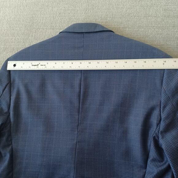 Peter Millar Blazer Crown Crafted Men 42R Blue 100% Wool Soft Lightweight Casual - Picture 6 of 10